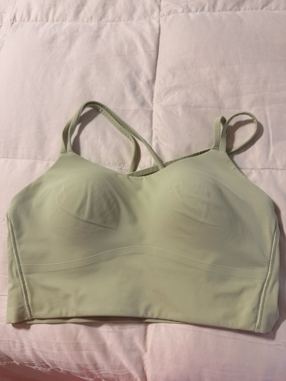 Lululemon Like a Cloud Longline Green Seamless
